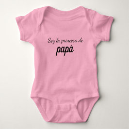 Enterizo soy la princesa de papá ベビーボディスーツ