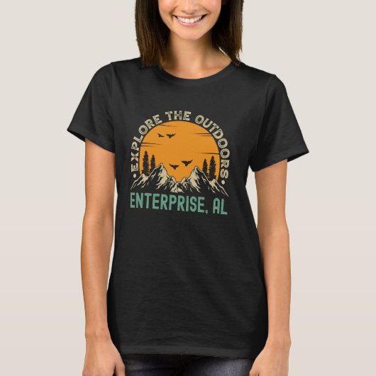 Enterprise, Alabamaアウトドア Tシャツ (正面)
