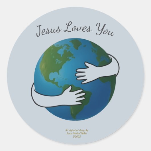 entertainer sticker By James Michael Miller ラウンドシール (正面)