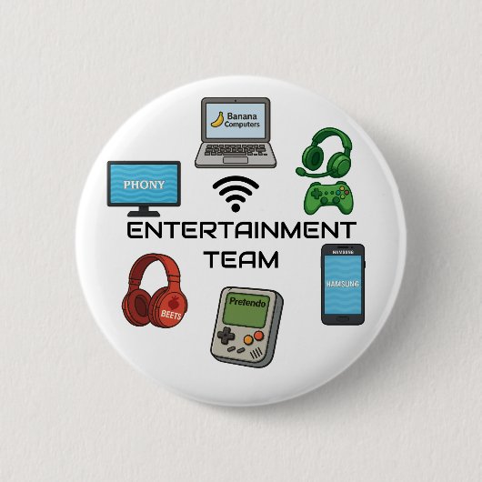 Entertainment Team Button 缶バッジ (正面)