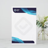 Entête de lettre simple 便箋 (スタンド正面)