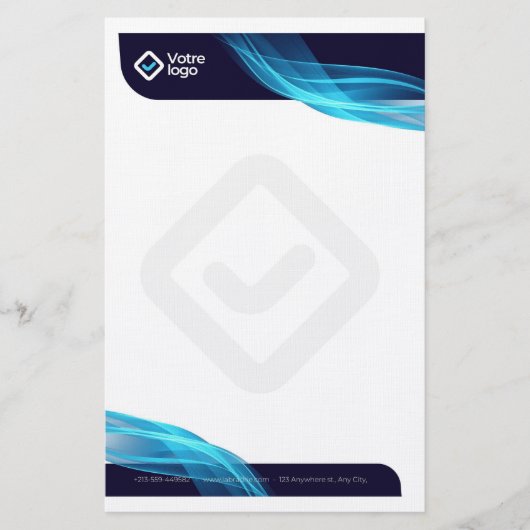 Entête de lettre simple 便箋 (正面)