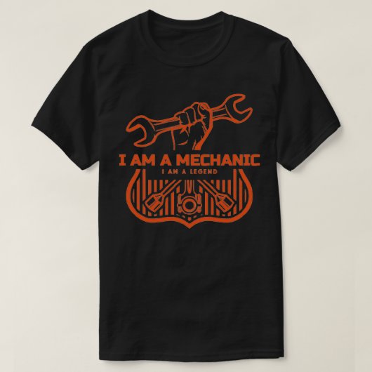 Enthausiastic Car Mechanic Birthday Gift  Tシャツ (デザイン正面)