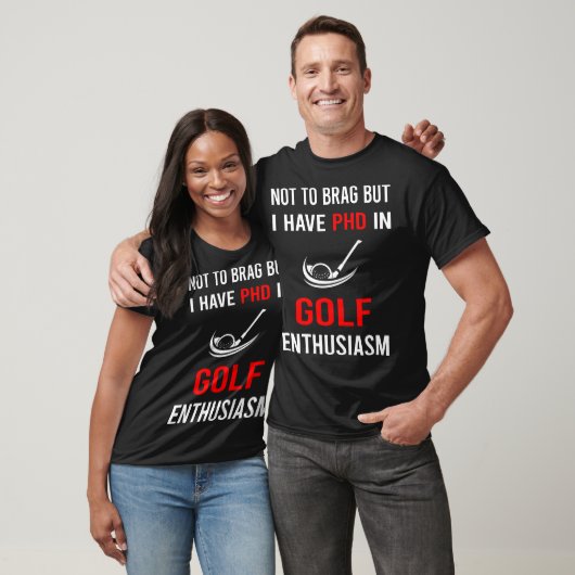 Enthusiasm Golf Golfing Golfer Tシャツ (ユニセックス)