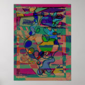 "Enticing Abstract" alt version 18 x 24 in. poster ポスター (正面)