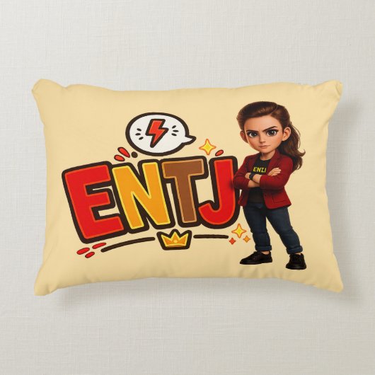 ENTJ — A Conquistadora Visionária アクセントクッション (正面)