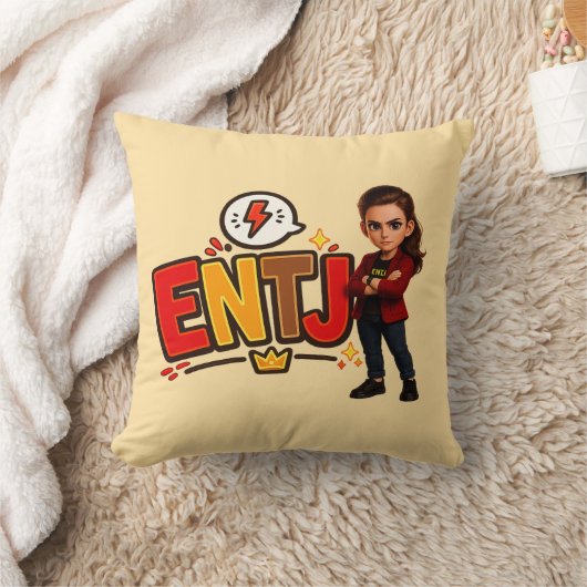 ENTJ — A Conquistadora Visionária クッション (ブランケット)