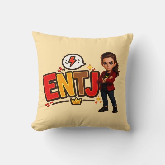 ENTJ — A Conquistadora Visionária クッション (正面)