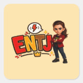 ENTJ — A Conquistadora Visionária スクエアシール (正面)