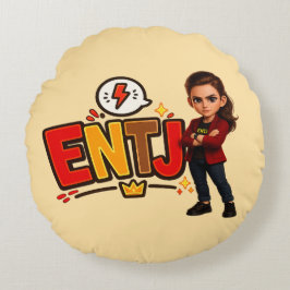 ENTJ — A Conquistadora Visionária ラウンドクッション