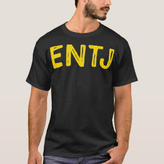 ENTJ Etrovertパーソナリティタイプ Tシャツ