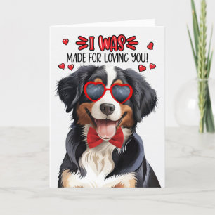Entlebucher山犬が愛してあなたをバレンタイン シーズンカード