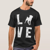 Entlebucher Sennenhund Love 1 Tシャツ (正面)