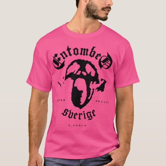 Entombed （黒） tシャツ (正面)