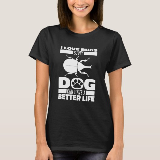 Entomologist Dog Nature Insects  Entomology Tシャツ (正面)