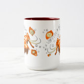 Entopticsの巨大な洞窟壁画 ツートーンマグカップ (中央)