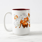 Entopticsの巨大な洞窟壁画 ツートーンマグカップ (左)