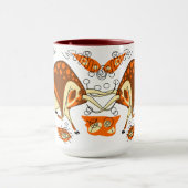 EntoptocsのAurochの洞窟壁画 マグカップ (中央)