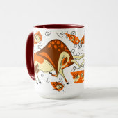 EntoptocsのAurochの洞窟壁画 マグカップ (正面左)