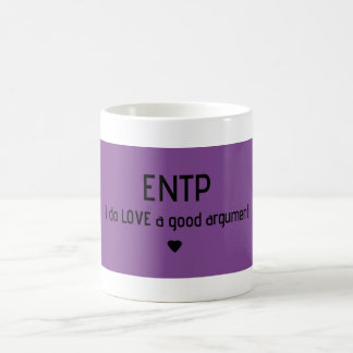 ENTP "私はよい議論"のマグ愛します コーヒーマグカップ