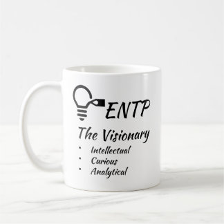 ENTP MBTIマイヤーズ – ブリッグス型インジケータパーソナリティ コーヒーマグカップ