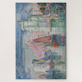 Entrance of La Rochelle Harbor, Paul Signac ジグソーパズル (縦)