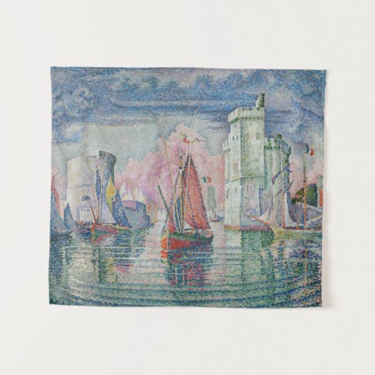 Entrance of La Rochelle Harbor, Paul Signac タペストリー (正面(横))