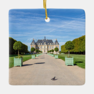 Entrance to Chateau de Sceaux - France セラミックオーナメント