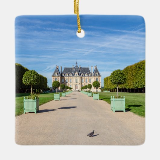 Entrance to Chateau de Sceaux - France セラミックオーナメント (正面)