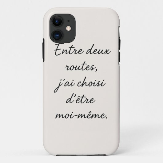 Entre deux route je choisi d'être moi Case-Mate iPhoneケース (裏面)