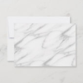 Entreeエレガント Choices付きAffiny Wedding RSVP (裏面)