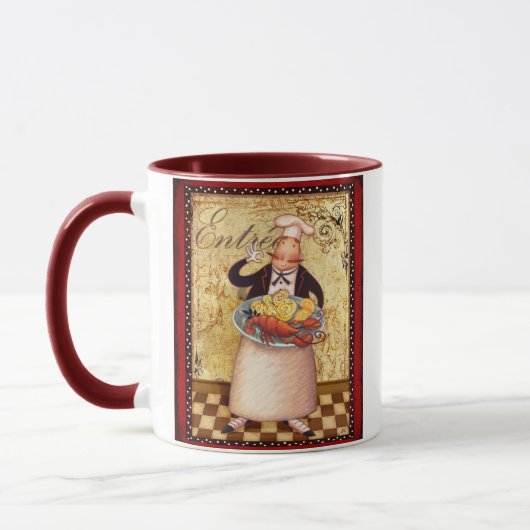 Entréeシェフ マグカップ (左)