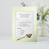 Entree ChoiceとのビリヤードRSVP 出欠カード (スタンド正面)