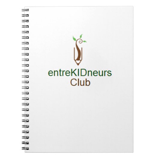 entrekidneurs クラブ ノートブック (正面)