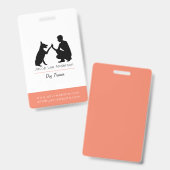 Entrenador de perros バッジ (表裏)