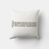 "#ENTREPRENEUR"かわいい式デザイン。買今 クッション (裏面)