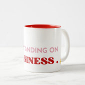 Entrepreneur Coffee Mug for Morning Motivation ツートーンマグカップ (正面右)