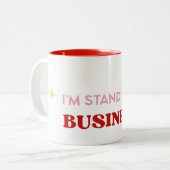 Entrepreneur Coffee Mug for Morning Motivation ツートーンマグカップ (正面左)
