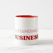 Entrepreneur Coffee Mug for Morning Motivation ツートーンマグカップ (中央)