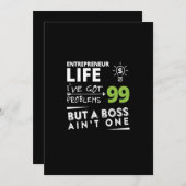 entrepreneur life i've got 99 problems but a boss シーズンカード (正面/裏面)