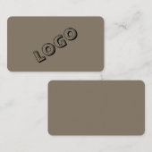 Entrepreneur Logo Business Cards– Elegant Style 名刺 (正面/裏面)