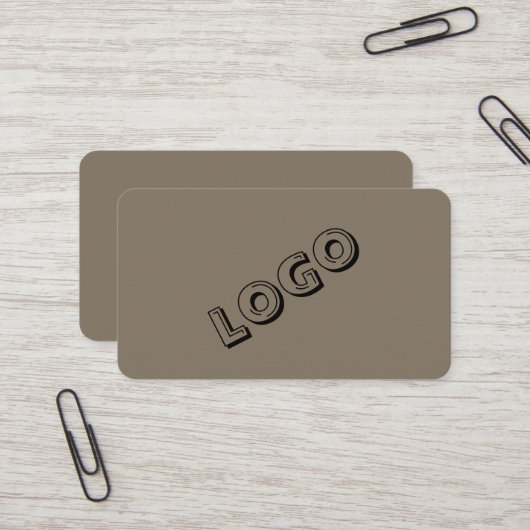 Entrepreneur Logo Business Cards– Elegant Style 名刺 (正面/裏面インサイチュ)