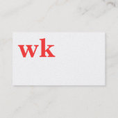 Entrepreneur mit Stil | Kartenhaus Farbenfroh 名刺 (裏面)