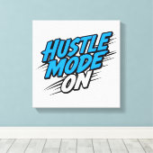 Entrepreneur Success and Ambition キャンバスプリント (インサイチュ (ウッドフロア))