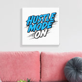 Entrepreneur Success and Ambition キャンバスプリント (インサイチュ (リビング))