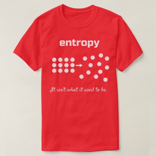 Entropy It is nx27t以前の動作 Tシャツ (デザイン正面)