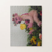 Entzückeder pink Troll von MyTopTeddy ジグソーパズル (縦)