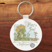 Enviro Frog Plant a Tree Earth Dayギア キーホルダー (正面)
