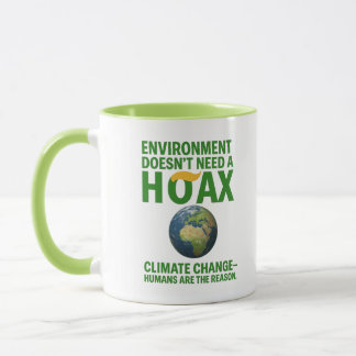 Environment Doesn’t Need a Hoax – Climate Change マグカップ