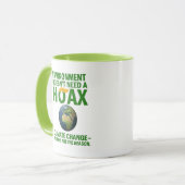 Environment Doesn’t Need a Hoax – Climate Change マグカップ (正面左)